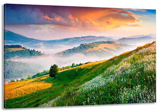 Картина холст в гостиную / спальню   Природа гір  MLP_222 Киев