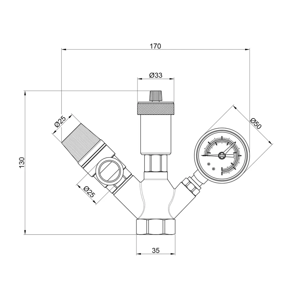 Група безпеки котла Thermo Alliance Base Plus 1" SD291 Київ - фото 9