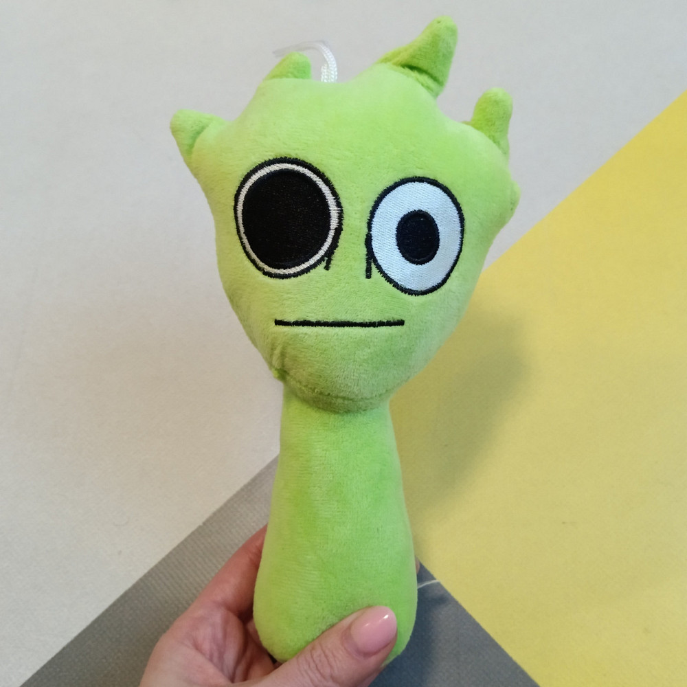 М'яка іграшка Спрункі лаймовий Овакс 20 см OWAKCX Sprunki Incredibox Київ - фото 6