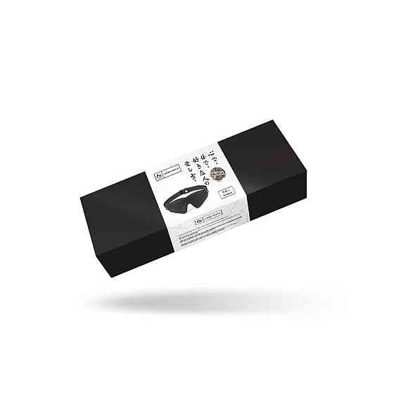 Маска на глаза Liebe Seele Black Organosilicon Blindfold, экокожа Sex Aura Киев