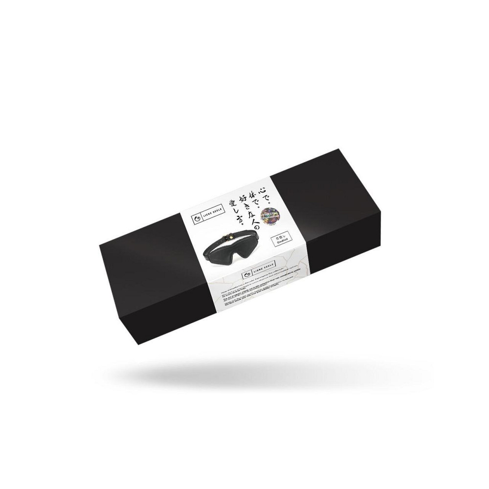 Маска на глаза Liebe Seele Black Organosilicon Blindfold, экокожа Sex Aura Киев - изображение 5