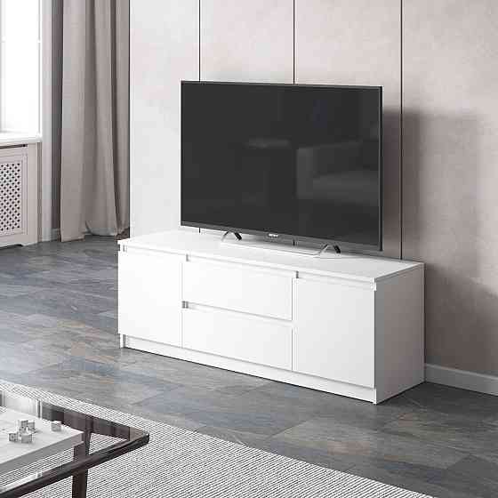 Тумба под телевизор VAYS, для гостиной, современная, 2 выдвижных ящика и две двери, без ручек R-28 Львов