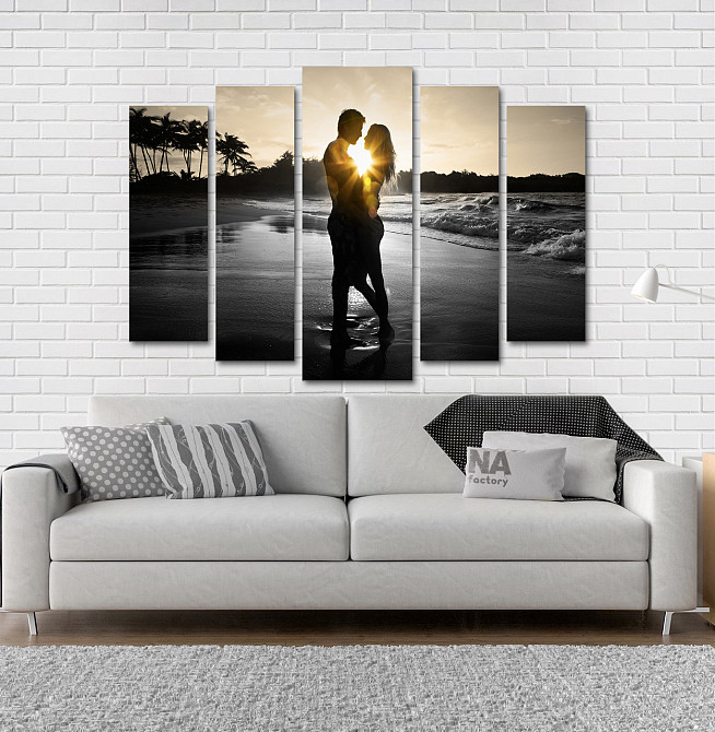 Модульна картина Пара на пляжі Art-217_5 Київ - фото 2