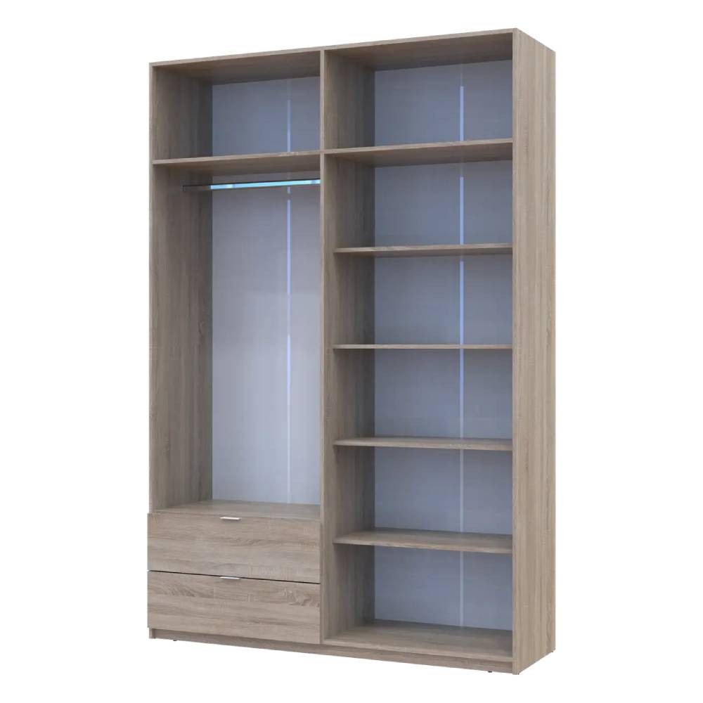 Шафа для одягу Doros Лукас Дуб Сонома 160х50х240 DRS-011619 (80737730) Дніпро - фото 3