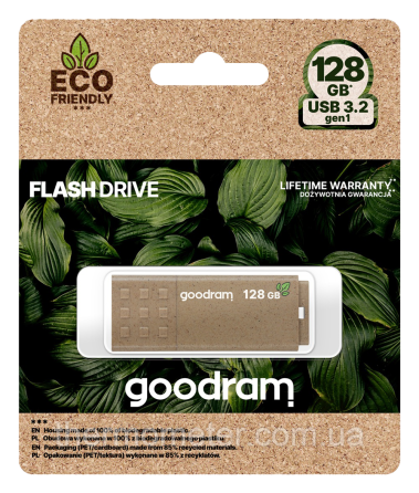 Flash Drive Goodram UME3 128GB USB 3.0 Eco Friendly (UME3-1280EFR11) (6820917) Киев
