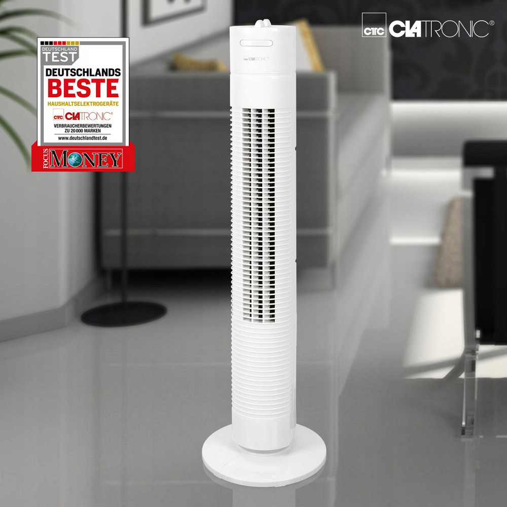 Колонний вентилятор 3 рівні швидкості з таймером Clatronic TVL (3770) 35 Вт Нововолинськ - фото 8