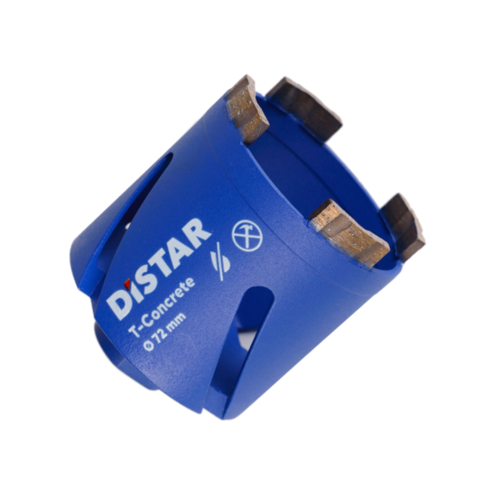 Професійне свердло алмазне Distar DDS-W 72x65xМ16 T-Concrete : БЕЗ ХВОСТОВИКА ∅ 72мм х 65мм (17984445080) Київ