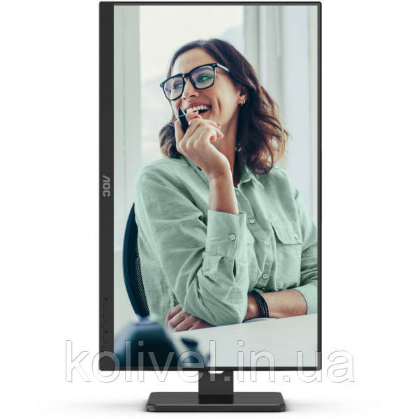 TFT 23.8" AOC 24P3CV, IPS, 75Hz, HDMI, DP, USB-С, RJ-45, USB-hub, HAS, Pivot, колонки, чорний (24P3CV) Київ - фото 4