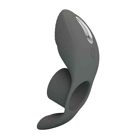 Эрекционное виброкольцо PRETTY LOVE Master Ring, серое, 11 х 4.5 см Sex Aura Киев