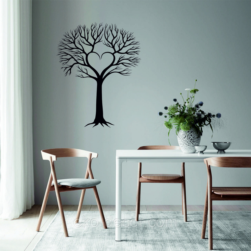 Декоративне настінне Панно «Дерево», Декор на стіну 110*88 см, Чорний Київ - фото 3