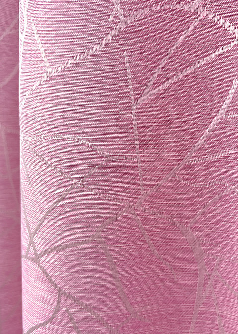 Комплект коротких штор VR-Textil Жакард Савана № 519ш Розовый 130х170 см 2 шт (35-0419) Киев - изображение 7