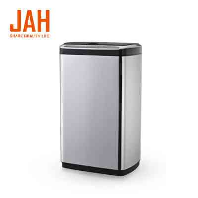 Контейнер для сміття JAH сенсорний прямокутний з вн. відром срібний металік 30 л (6396) Вінниця