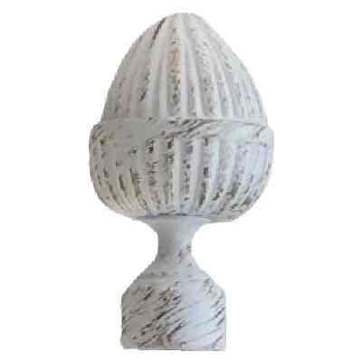 Наконечник для металевого карниза "Одеон" (колір біле-золото, діаметр 19 мм) Бровари