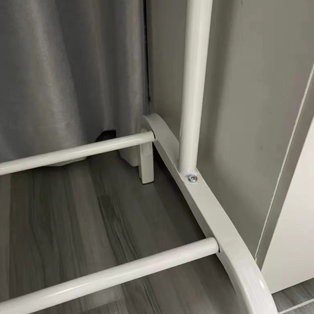 Мобильная вешалка для одежды с полкой на колесиках 145х80х42 см, складная вешалка для минмалстических комнат Каменец-Подольский - изображение 3