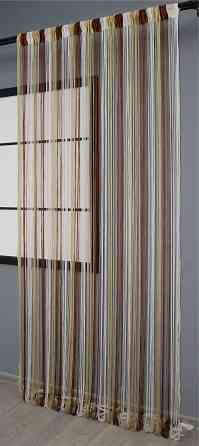 Штори-нитки "Кісея" Коричневий з бежево-білим 300х300см 1 шт (61-009) Київ