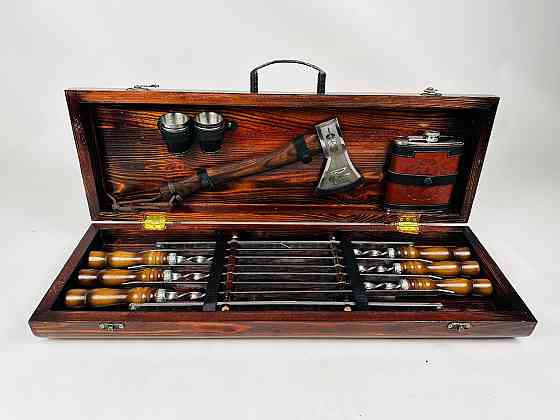 Подарок для мужчины ручной работы Набор подарков шампуров КОЗАК HAPPY DAYS Тернополь