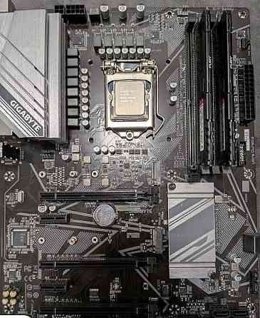 Мощный комплект для игрового ПК s1200 GIGABYTE Z590D i7-11700 32GB DDR4 SSD m.2 512GB. Харьков