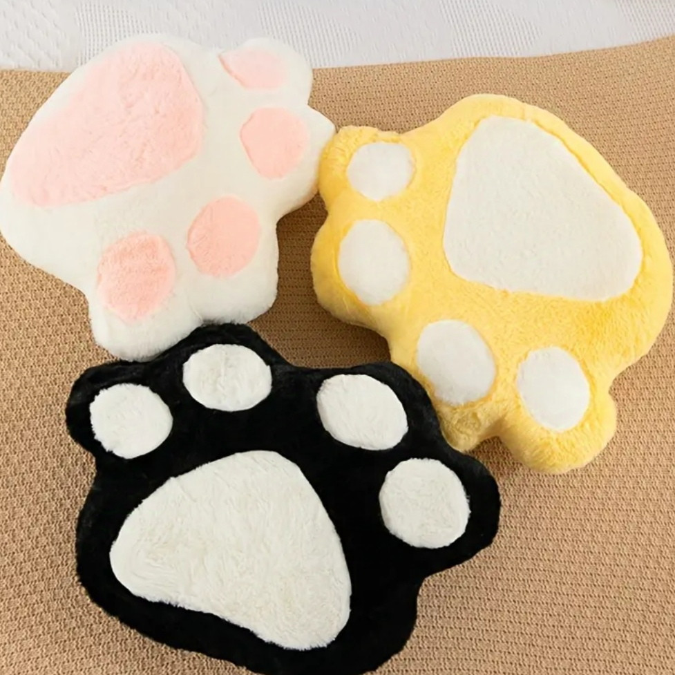 Подушка лапка велика чорна 50*40см Київ - фото 2