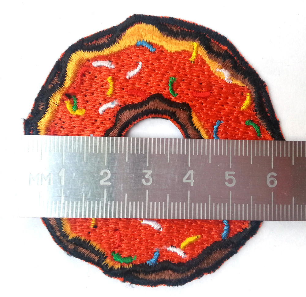 Нашивка патч Пончик (красный) Запоріжжя - фото 3