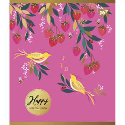 Зошит Yes А5 Happy 48 аркушів клітинка (766873) Вінниця