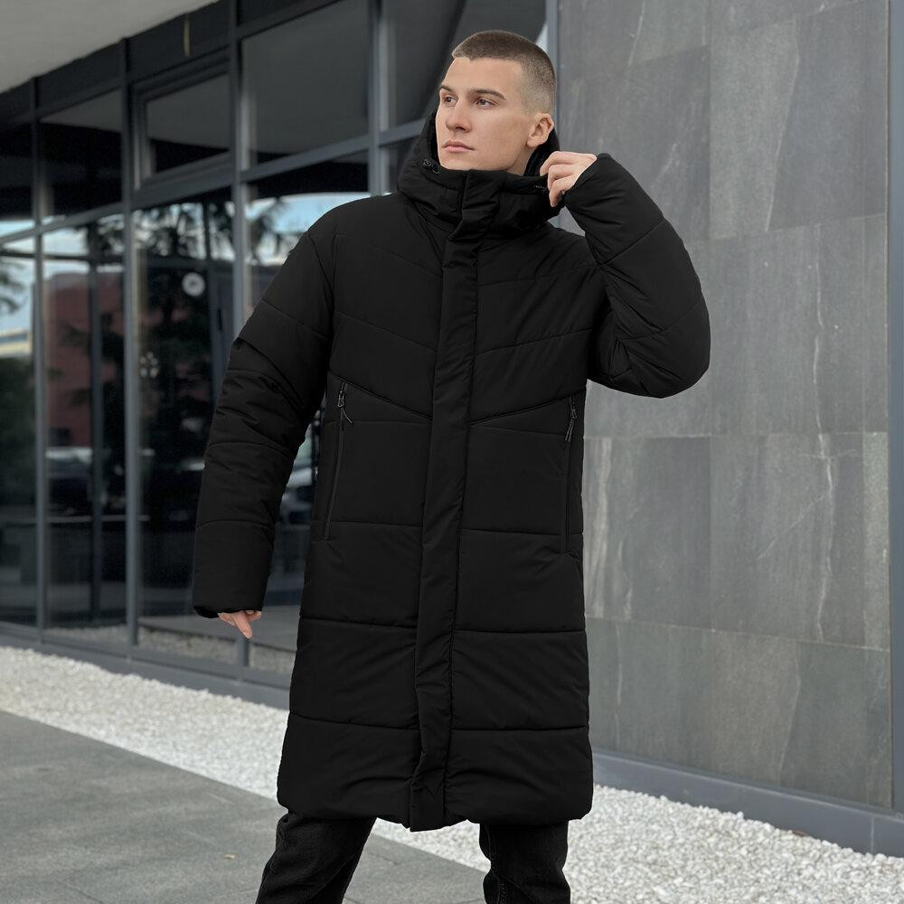 Мужская зимняя куртка черная Pobedov Legas Киев - изображение 9