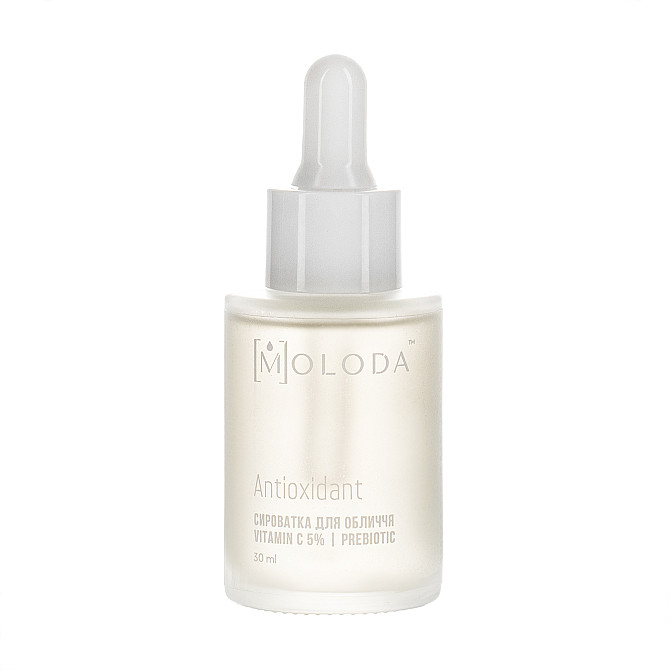 Сыворотка с витамином C Antioxidant serum Vitamin C 5% Prebiotic Moloda 30 мл Винница - изображение 1