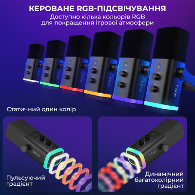 Микрофон Fifine AM8T USB Black (AM8T) Винница - изображение 7
