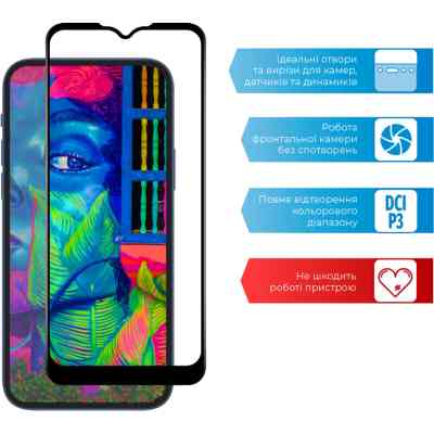 Стекло защитное ACCLAB Full Glue Samsung A03S (1283126515330) Винница