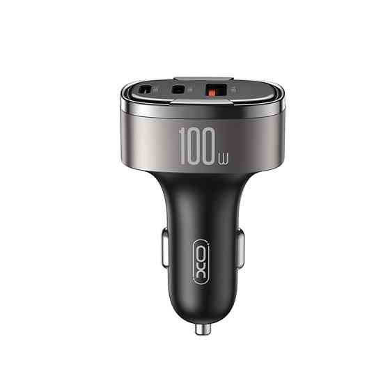 Автомобільний зарядний пристрій XO CC61 Smart USB/Type-C/Lightning 100W срібний Львів