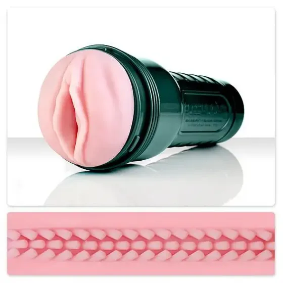 Мастурбатор з вібрацією Fleshlight Vibro Pink Lady Touch, три віброкулі, стимулювальний рельєф Львов