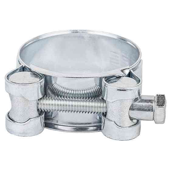 Хомут силовой оцинкованный 20мм Ø38-41мм (КРАТНО 10шт) SIGMA (2509131) Киев