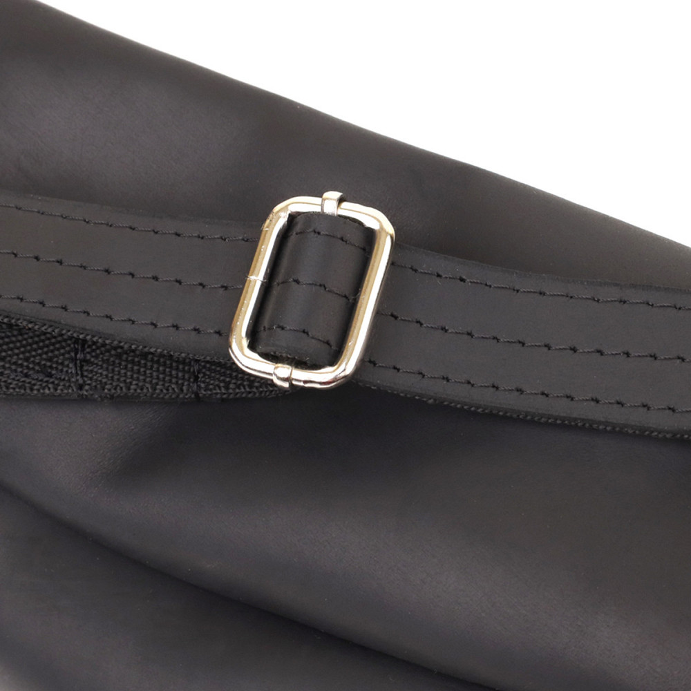 Надежная сумка бананка для мужчин из винтажной натуральной кожи Shvigel 23138 Черный Киев - изображение 6