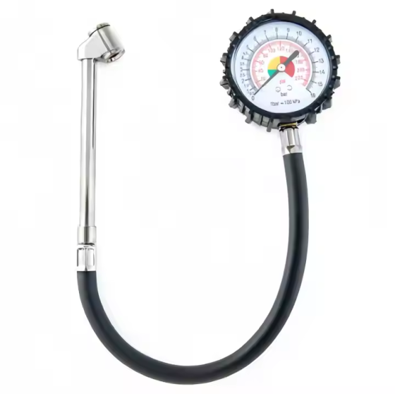 Насос для накачування коліс з манометром 0-220 PSI Київ