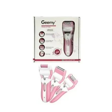 Епілятор GEMEI GM-3052 3в1 акумуляторний з бритвою та пемзою, 2 швидкості, 32 пінцети Одеса