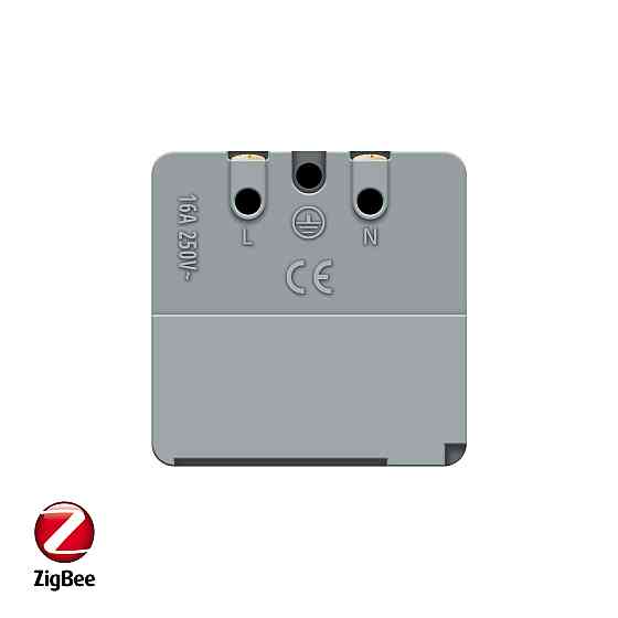 LIVOLO Розумна розетка LIVOLO ZigBee, з заземленням, сіра, 16А 230В, керування через Alexa / Go Коломия