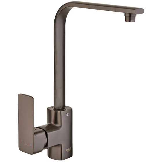 Смеситель для кухни Haiba Kubus 017 Graphite (HB4008) Киев