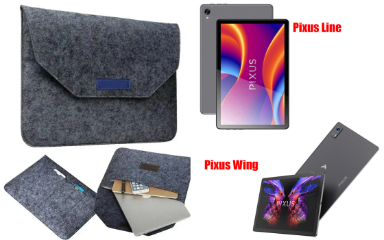 Сумка Wool із войлока для планшета Pixus Line, Pixus Wing Київ