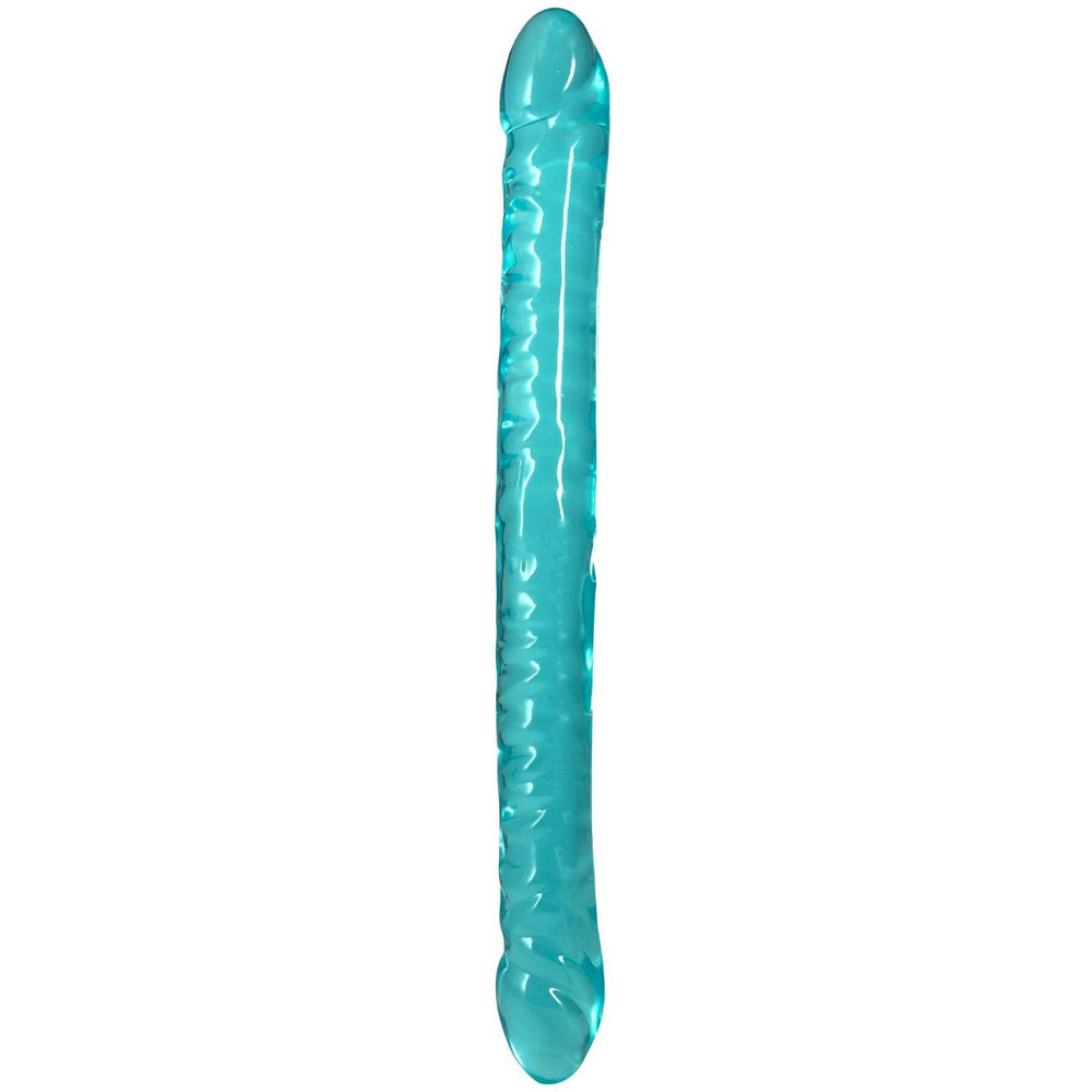 Фаллоимитатор двусторонний Doc Johnson Crystal Jellies Double Dong Sex Aura Киев - изображение 1