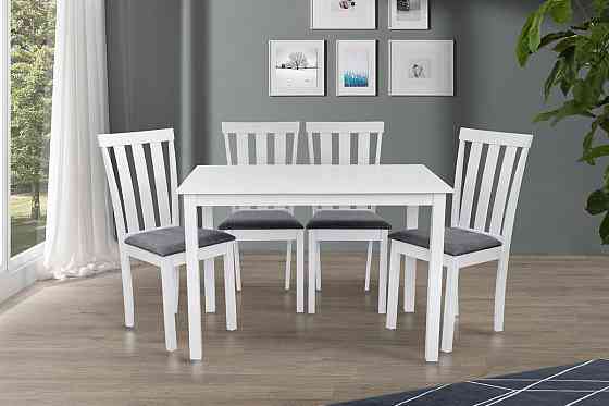 Комплект Юджин (1+4) Білий/WHITE Киев