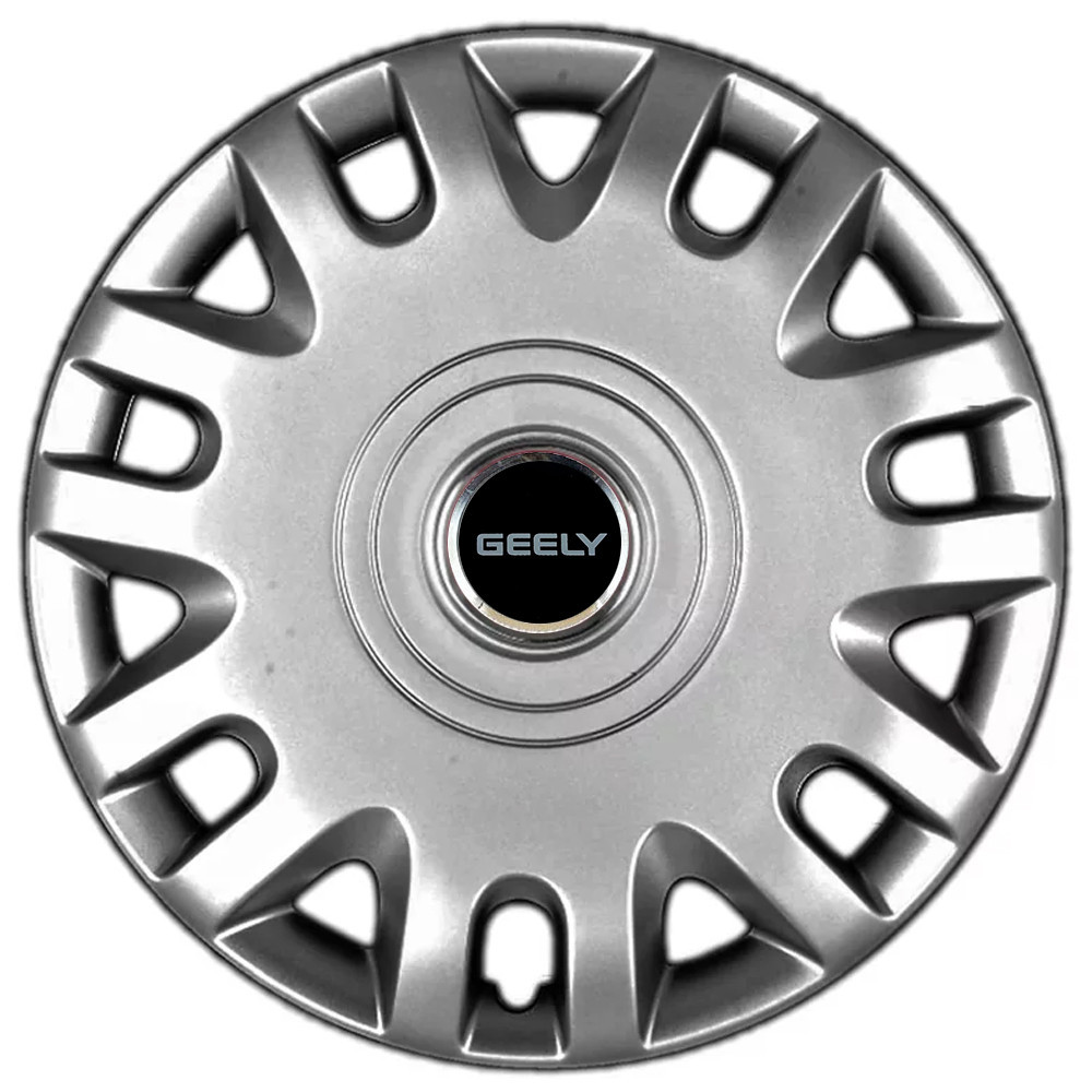 Автомобильные модельные колпаки R15 Geely 333 4шт, SJS, серебристые Киев - изображение 1