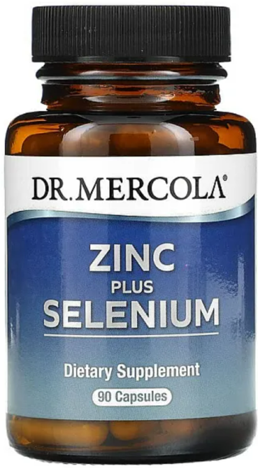 Цинк плюс селен Dr. Mercola Zinc Plus Selenium 90 капсул Киев - изображение 1