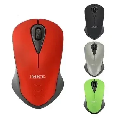 Универсальная игровая Компьютерная мышь беспроводная iMICE E-2370 на  батарейках Одесса - изображение 2