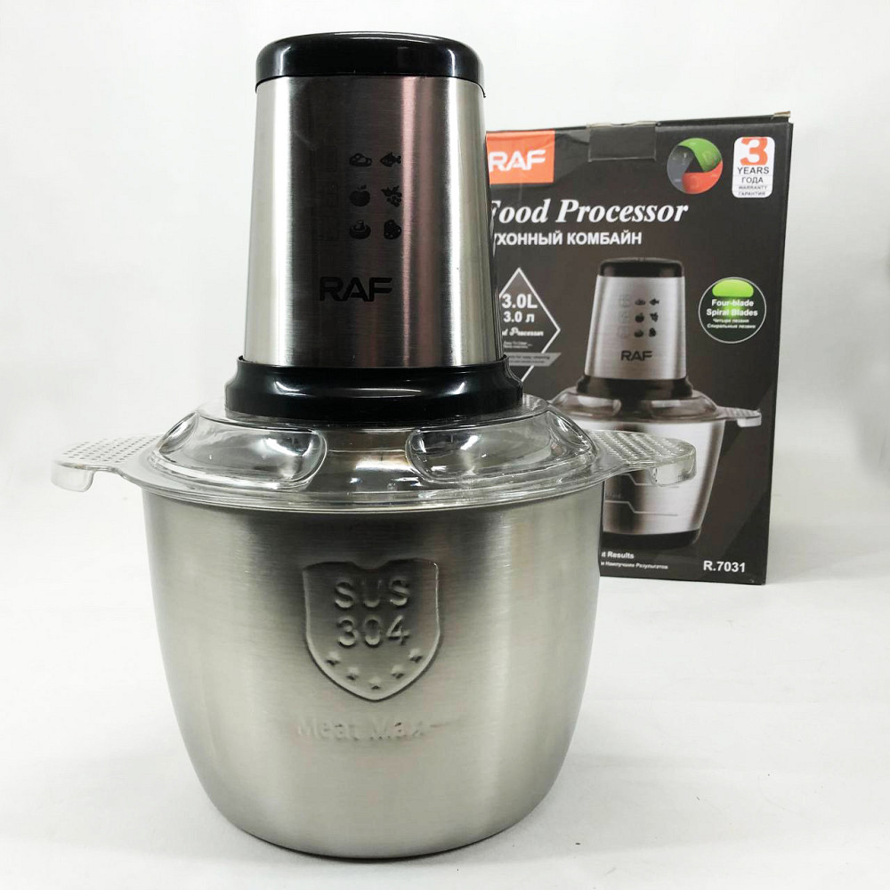 Блендер для смузі і соусів RAF R.7031 3 л 1000 Вт, Блендер чоппер електричний з гострим лезом ZI-39 Івано-Франківськ - фото 6