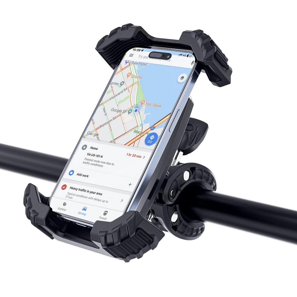 Велотримач для мобільного ACEFAST D23 bicycle phone holder Black (6974316282969) Київ - фото 5