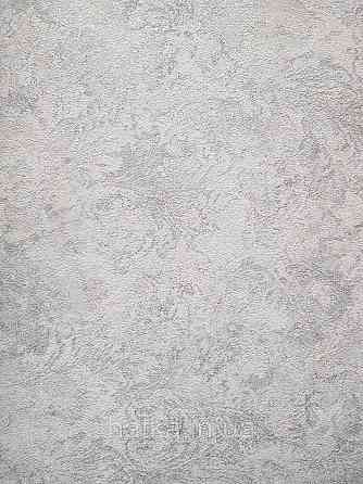 Шпалери вінілові на флізеліні гарячого тиснення DU&KA 1.06х10 вензель основа під штукатурку сірі коричневі Київ