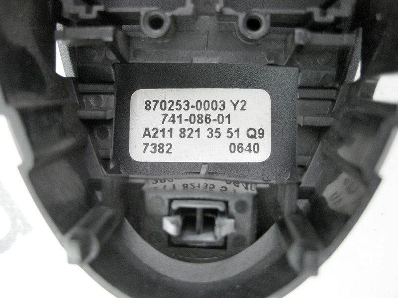 Mercedes-Benz  A2118213551 7382 Заглушка замість кнопки захисту салону в плафоні сіра E-Class W211 CLS C219 Одеса - фото 3