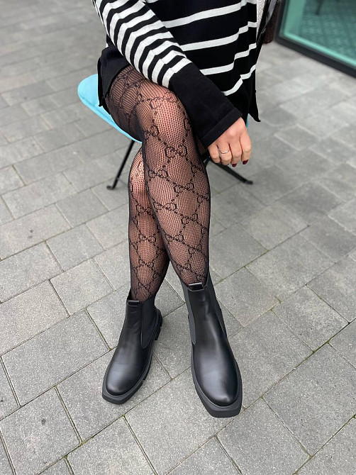 BIZONI Ботинки BIZONI черные натуральная кожа зима высота 13 см размер 36-41 (5646) Коломыя - изображение 8