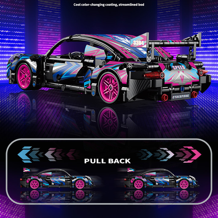 Конструктор Lele Brother PORSCHE 911 CyberPunk 540 деталей совместимый с lego лего Киев - изображение 2