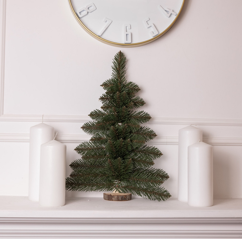 Настінна штучна ялинка Полонина 60 см на підставці Київ - фото 2