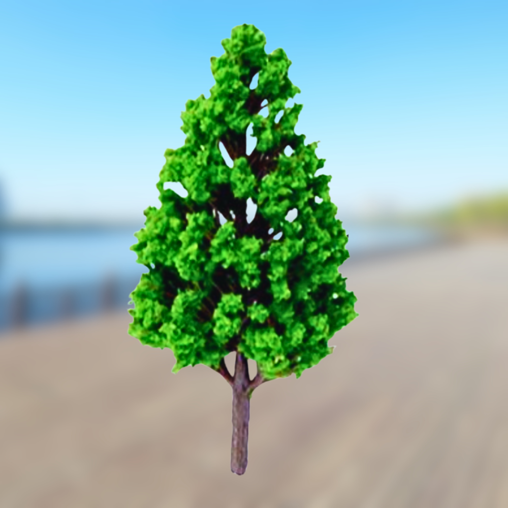 Зелені дерева 11-12.5 см для макетів, мініатюри, піщаного столу,  міні-саду, кашпо, діорам, моделювання Одеса - фото 7
